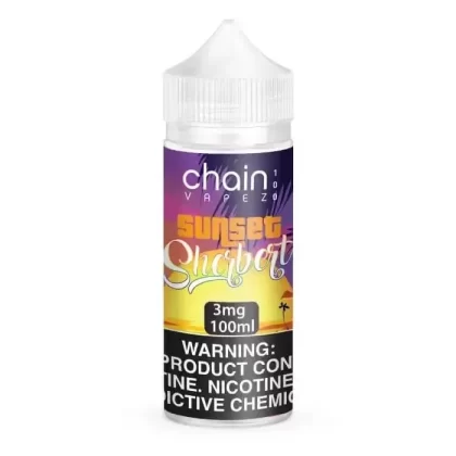 Sunset Sherbert E-Liquid by Chain Vapez - Size#100ml~Nicotine#0MG>3MG>6MG