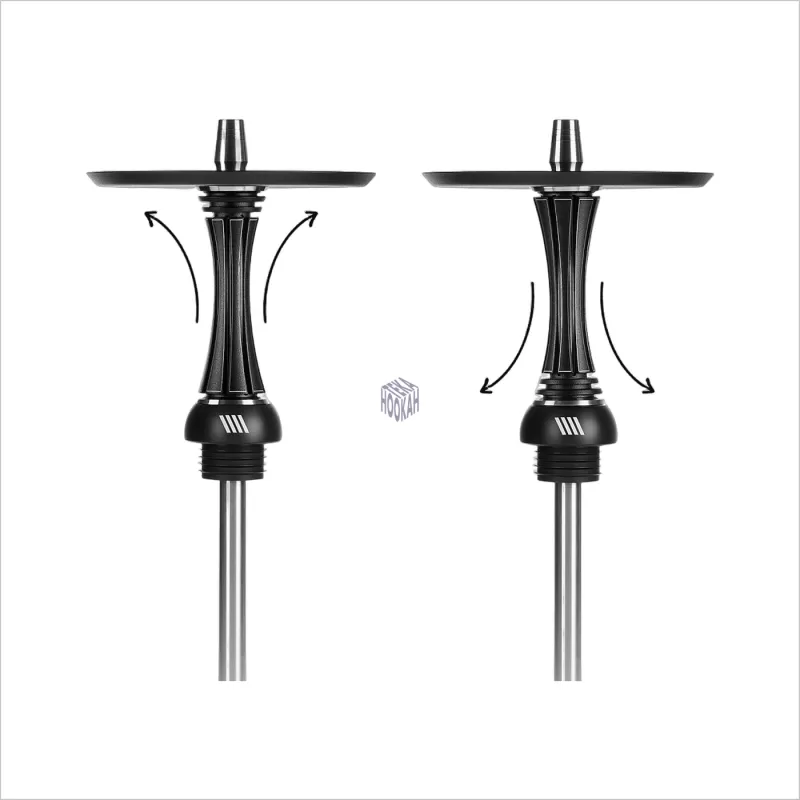 Shisha Alpha Hookah Model X Reverse Black Matte - Uszczelka; Dyfuzor, Talerzyk (1E88DA) - Image 2