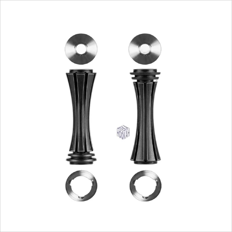 Shisha Alpha Hookah Model X Reverse Black Matte - Uszczelka; Dyfuzor, Talerzyk (1E88DA) - Image 3