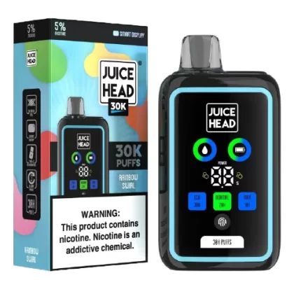 Rainbow Swirl Disposable Vape (30000 Puffs) by Juice Head 30K