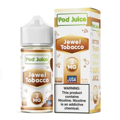 Pod Juice - Jewel Tobacco - 100ML E-Liquid