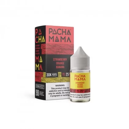 Pacha Mama Nixodine Salt 30ml Strawberry Orange Banana