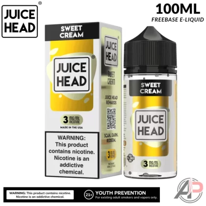 Juice Head Sweet Cream E-Liquid 100mL - Vape Product, Vape Product