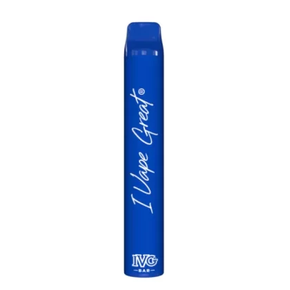 IVG MAX BAR DISPOSABLE POD–BLUE RASPBERRY ICE– 3000 PUFFS (30MG-50MG) - Vapebar Pk