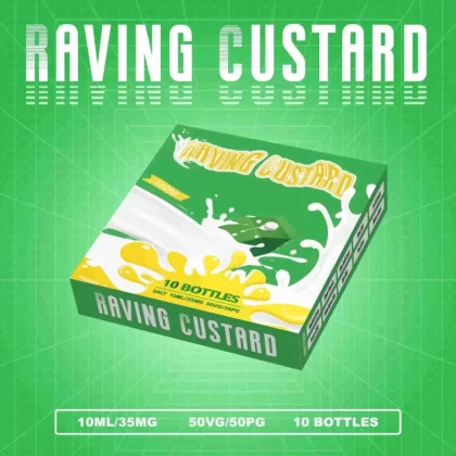 Raving Custard Milky Nicotine Salt – Gift Box