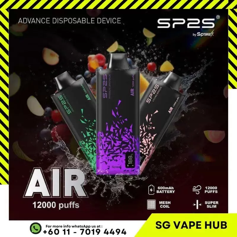 SP2s AIR 12,000 Puffs - Icy Melon - Image 2