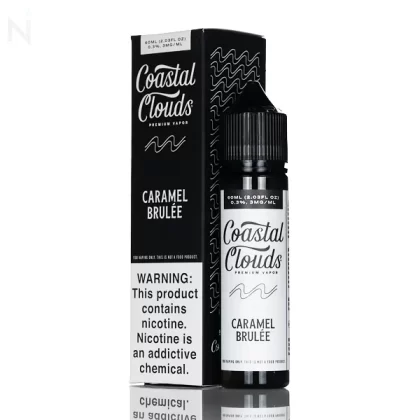 Coastal Clouds E-Liquid - Caramel Brulee - 60ml - 6mg