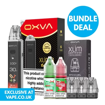 5mg (0.5%) OXVA Xlim 3 Ultra Pod Kit Bundle - OXVA / Pod Kit / Bordeaux Red / Cherry Pink / Metal Gray / Metal Silver / Midnight Black / Mint Green / Mocha Brown / Ultra Carbon
