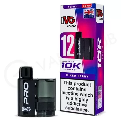 Mixed Berry IVG Pro 12 Refill Pack - Ecigpremium