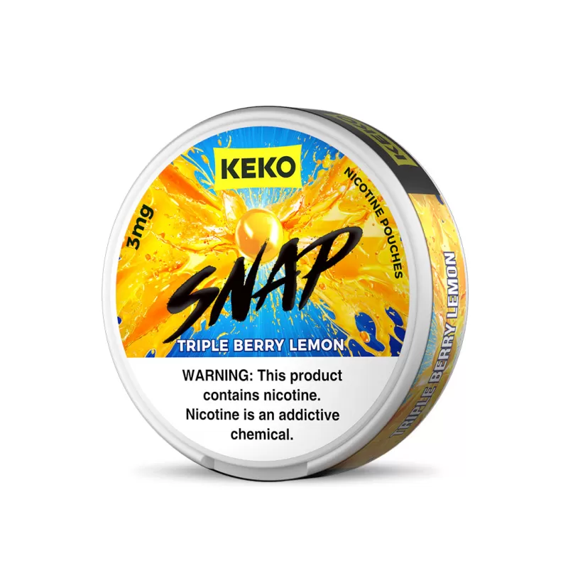 KEKO "SNAP" - Triple Berry Lemon - Nicotine Pouch (15 Count) - 1-Pack / 3MG