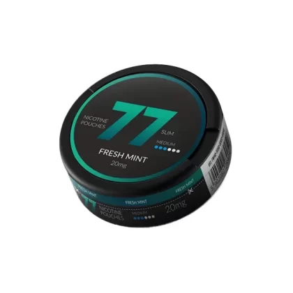 77 Slim Fresh Mint Nicotine Pouches - Strength#20mg>8mg