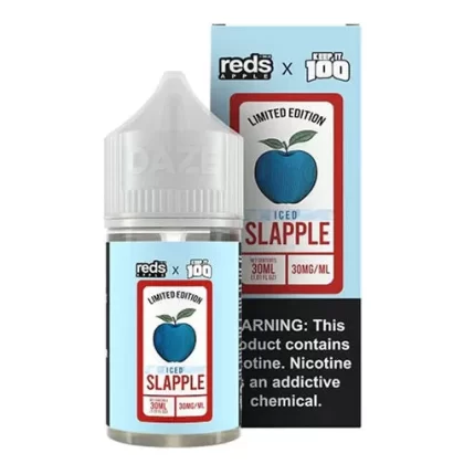 Reds x Keep It 100 Salt Iced Slapple eJuice - Vape Product; Vape Product, Vape Product