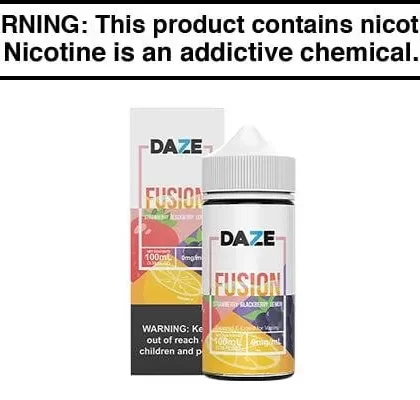 STRAWBERRY BLACKBERRY LEMON BY 7 DAZE FUSION 100ML - Vapejuice