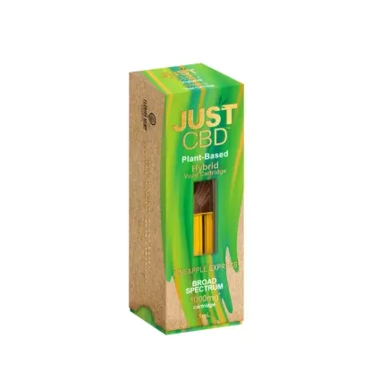 JustCBD 1000mg CBD Vape Cartridge Pineapple Express - Ejuicewarehouse
