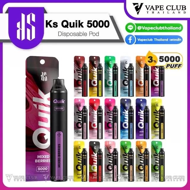 KS Quik 5000 Puffs Disposable Pod