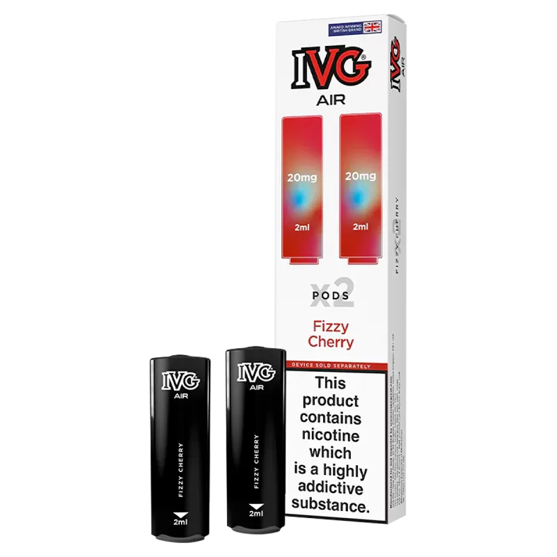 Fizzy Cherry IVG Air Replacement Pods - 20mg - Vape Product