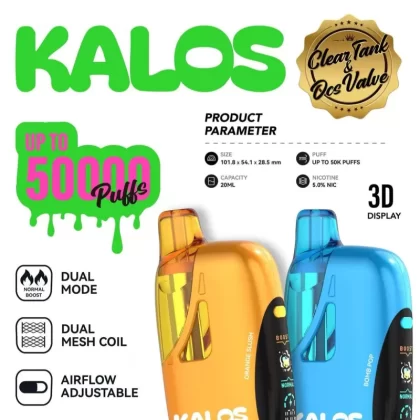 KALOS 50K Puff Disposable Device - 50,000 Puffs - Watermelon Ice