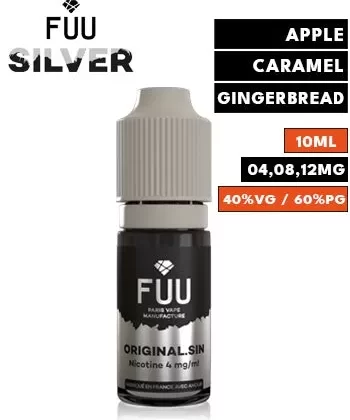 Original Sin eLiquid by FUU Silver - 12mg / 10ml
