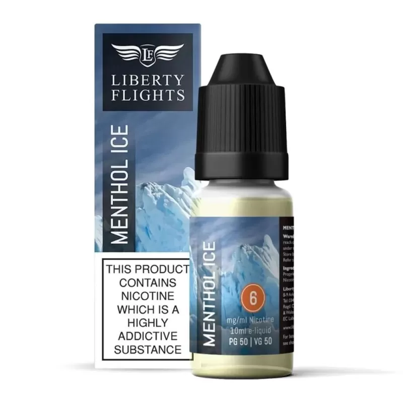 Menthol Ice E-Liquid by Liberty Flights (10ml) - 3mg