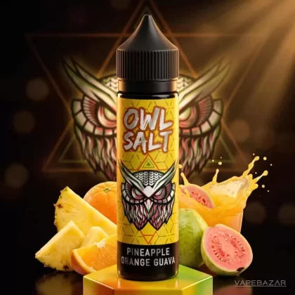 OWL Salt Longfill Pineapple Orange Guava Aroma 10ml in 60ml - 0 mg/ml / 10 ml / 60 ml