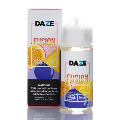 7 Daze Fusion TFN - Lemon Passionfruit Blueberry - 100ml - 3mg