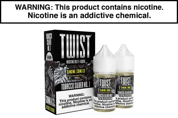TOBACCO SILVER NO. 1 BY TWIST SALT 60ML - Vapejuice