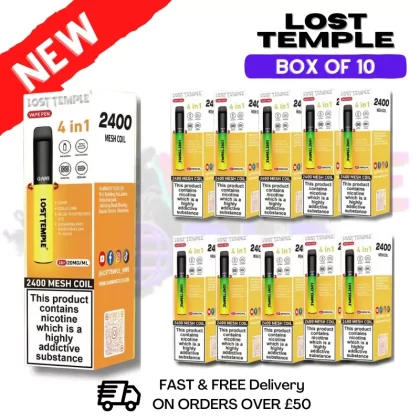 Gami – Lost Temple 2400 Puff Bar Box Of 10