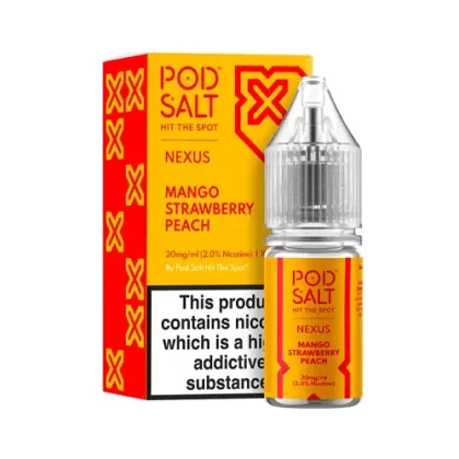 Pod Salt Nexus Mango Strawberry Peach Nic Salt - Misteliquid Co