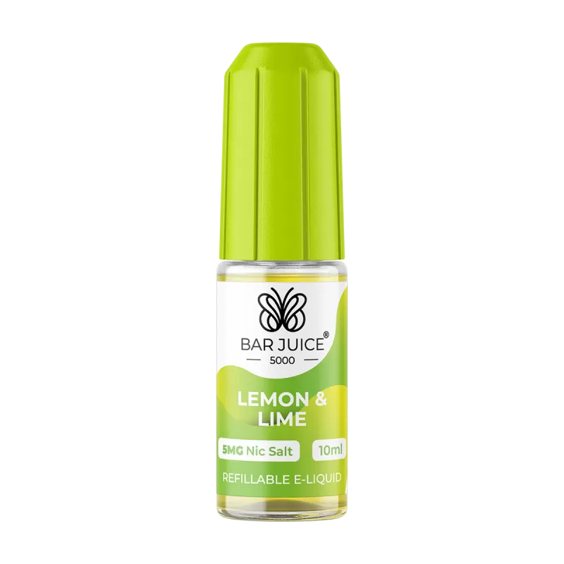 Lemon and Lime Nic Salt by Bar Juice 5000 - 10mg - Vape Product - Image 3