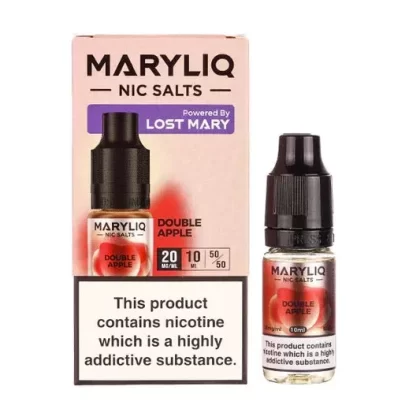 MaryLiq Double Apple 10ml Nic Salt 10mg & 20mg Juice (10 pk)