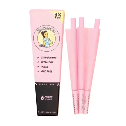 Blazy Susan Cones Pink – 1 1/4 - Vape Store