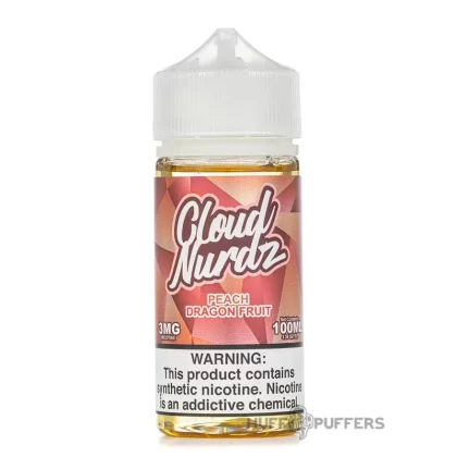 Cloud Nurdz – Peach Dragon Fruit 100mL - Nicotine Strength#0mg>3mg>6mg