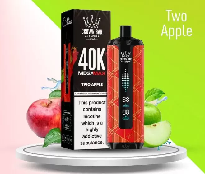 Al Fakher - Crown Bar Mega Max 40K Disposable Vape (40,000 Puffs) - Berry Ice / 6 mg - Image 3