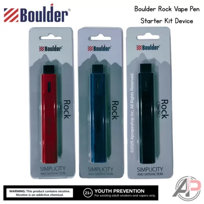 Boulder Rock Vape Pen Starter Kit Device