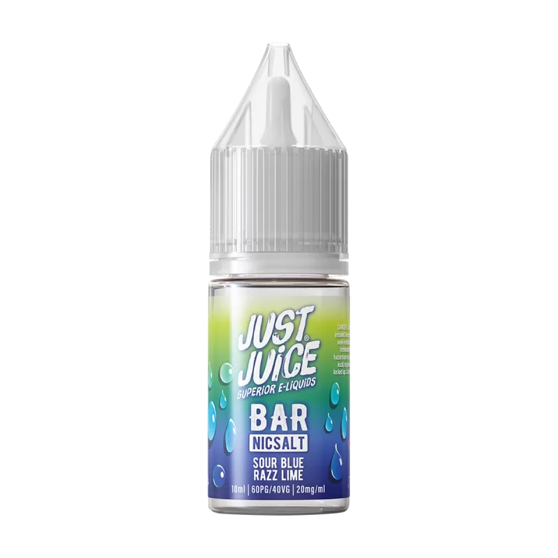 Sour Blue Razz Lime Nic Salt by Just Juice Bar - Ecigwizard - Image 3