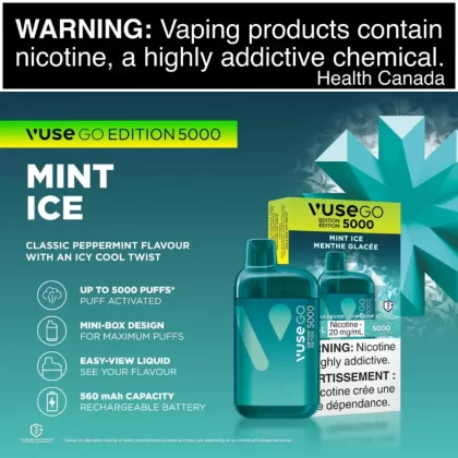 VUSE GO 5000 – MINT ICE