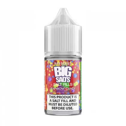 Big Salts Rainbow Candy – 20ml Salt Fills E Liquid - 5mg Nic Strength Including Blue Salt Shots, 10mg Nic Strength Including Pink Salt Shots; Vape Product, Vape Product