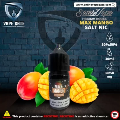 Max Mango Saltnic 30ml - Sam Vapes