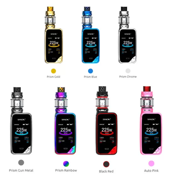SMOK X-Priv 225W TC Kit With TFV12 Prince Tank -8ML - Standard Edition / Black Red