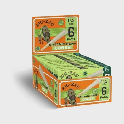 Zig-Zag | Organic Cones | 1 1/4 - Vape Store