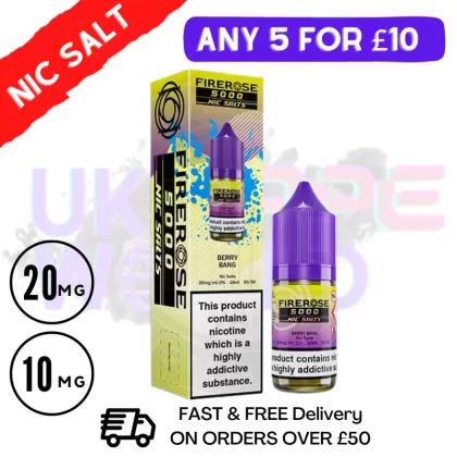 Berry Bang – Firerose 10ML Nic Salt