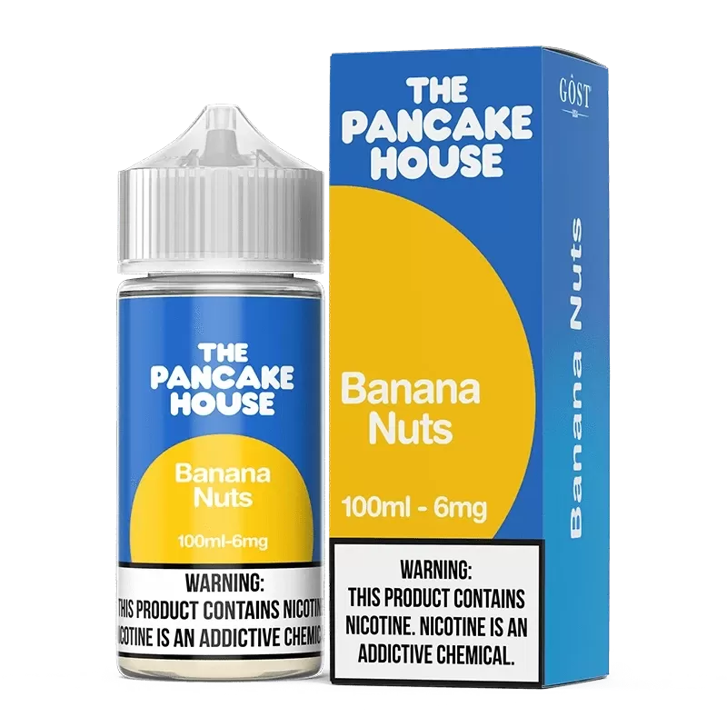 Gost The Pancake House Banana Nuts 100ml - Vape Product (E3194D)