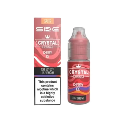 SKE Crystal Salts Cherry Ice E Liquid 10ml - Nicotine Strength#20mg>10mg (FA9554)