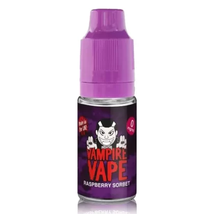 Raspberry Sorbet By Vampire Vape 10ml - Nicotine Strength#12mg>3mg>6mg>18mg