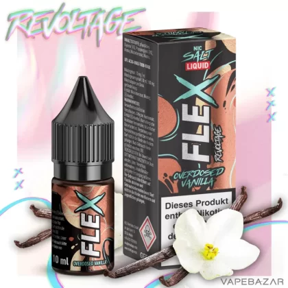 Revoltage Flex – Overdosed Vanilla - 10mg/ml, 20mg/ml