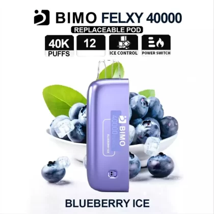 BIMO Felxy 40000 Pod – Blueberry Ice - Ozvapeone (93201B)