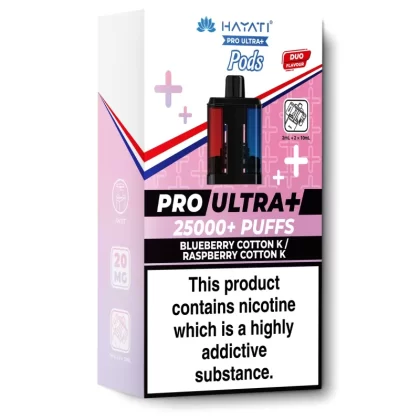 Blueberry Cotton K / Raspberry Cotton K Pro Ultra+ Refill Pods by Hayati - 20 mg/ml
