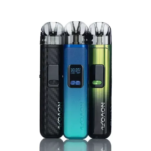 SMOK Novo Pro 30W Pod System Kit - Leather Series - Black Gunmetal