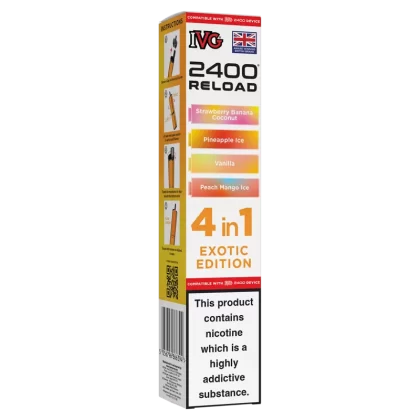 Exotic Edition IVG 2400 Refill Pods - 20mg - Vape Product (DC3A56)