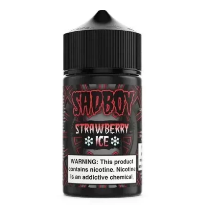 Strawberry Ice by Sadboy E-Liquid 60ml - Strength#0MG>3MG>6MG